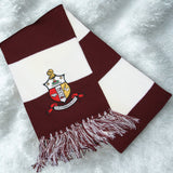 Kappa Alpha Psi Scarf - Crimson/White