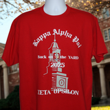 Zeta Upsilon official Commemorative "Back on the YARD" Tee