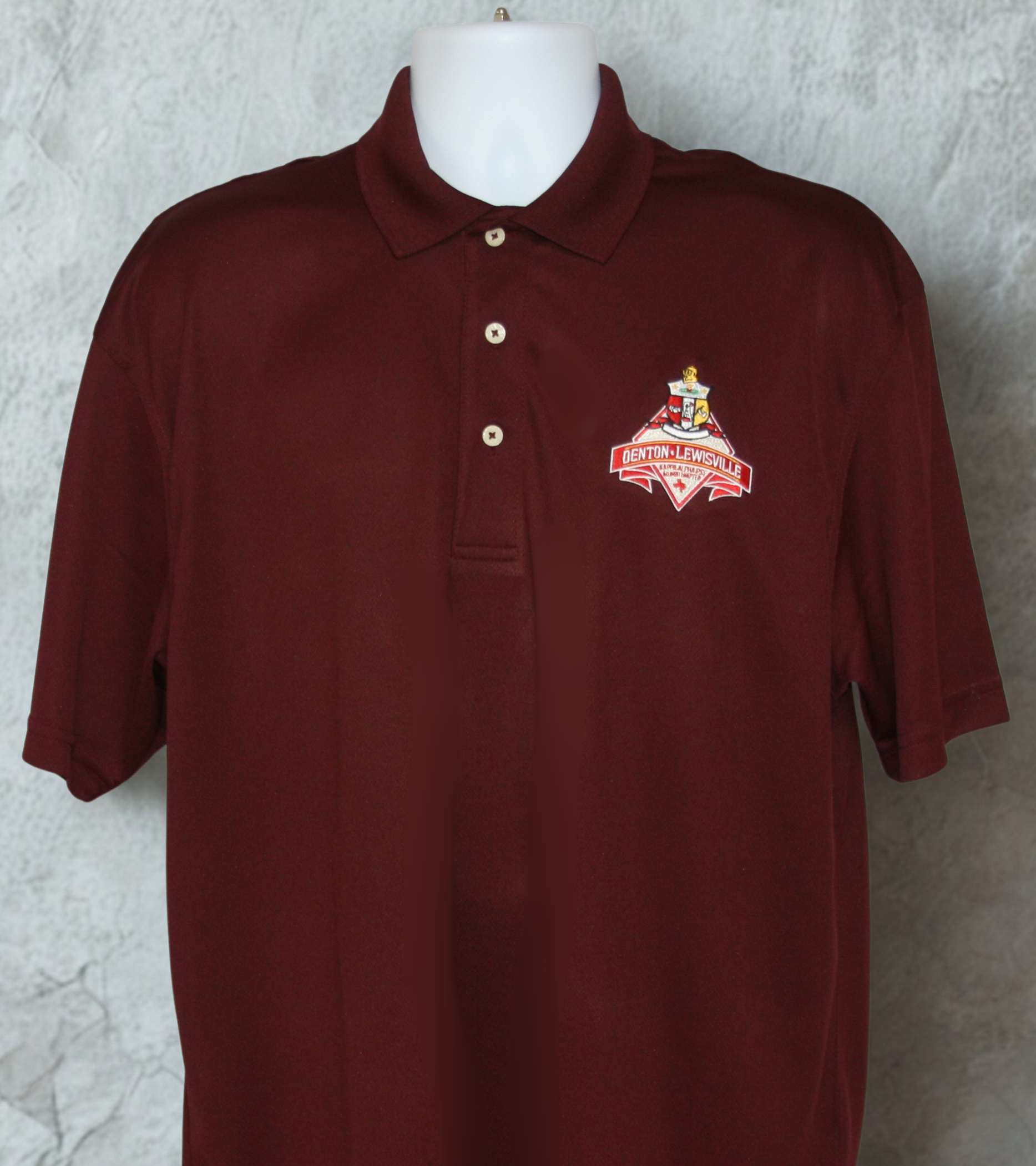 Denton Lewisville Alumni - Classic Performance Polo - DLA Crest
