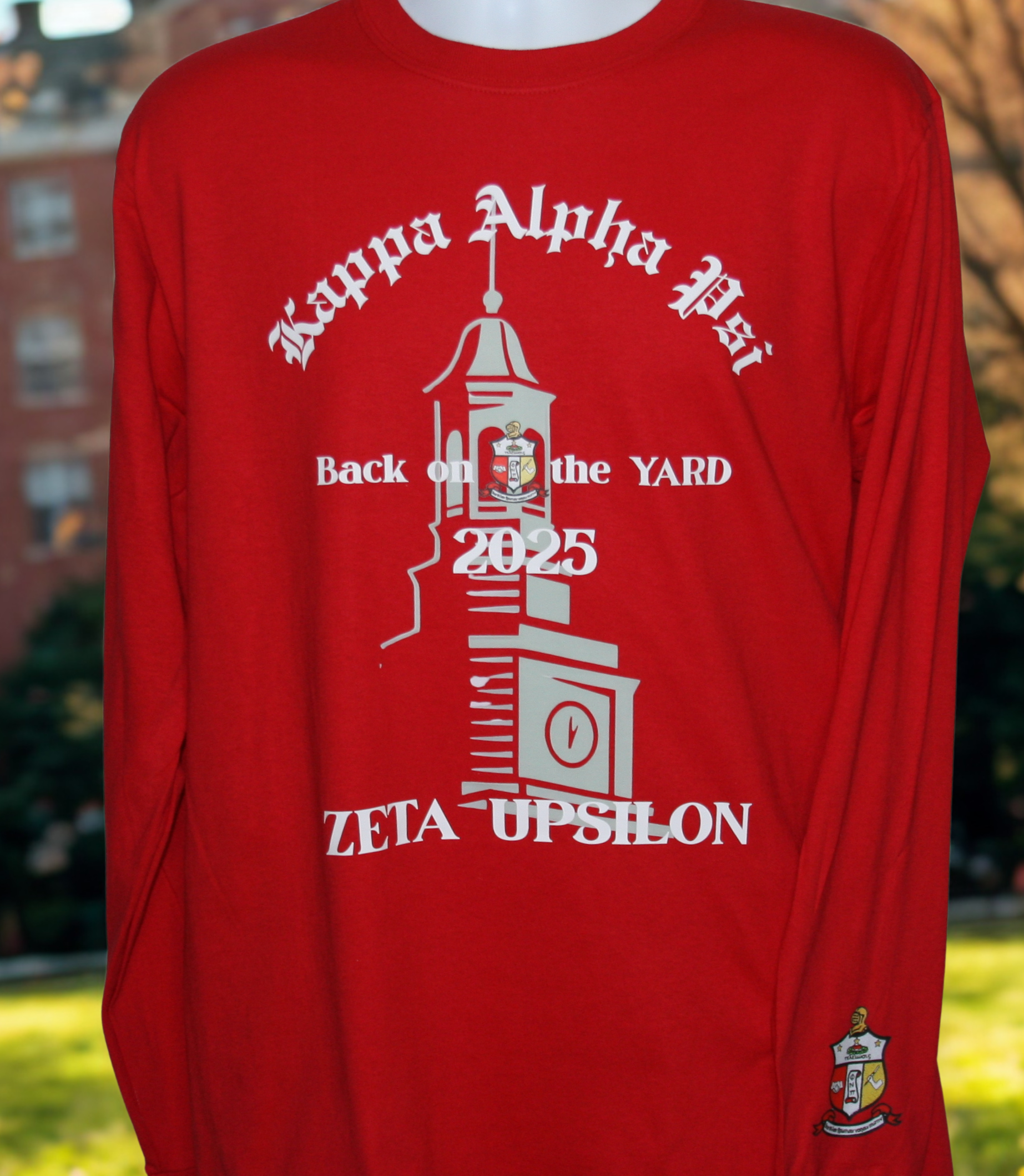Zeta Upsilon official Commemorative "Back on the YARD" Tee